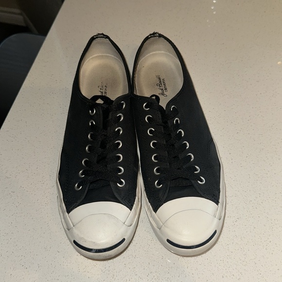 Men’s size 10.5 Converse Jack Purcell Low Top Shoes - Picture 5 of 7